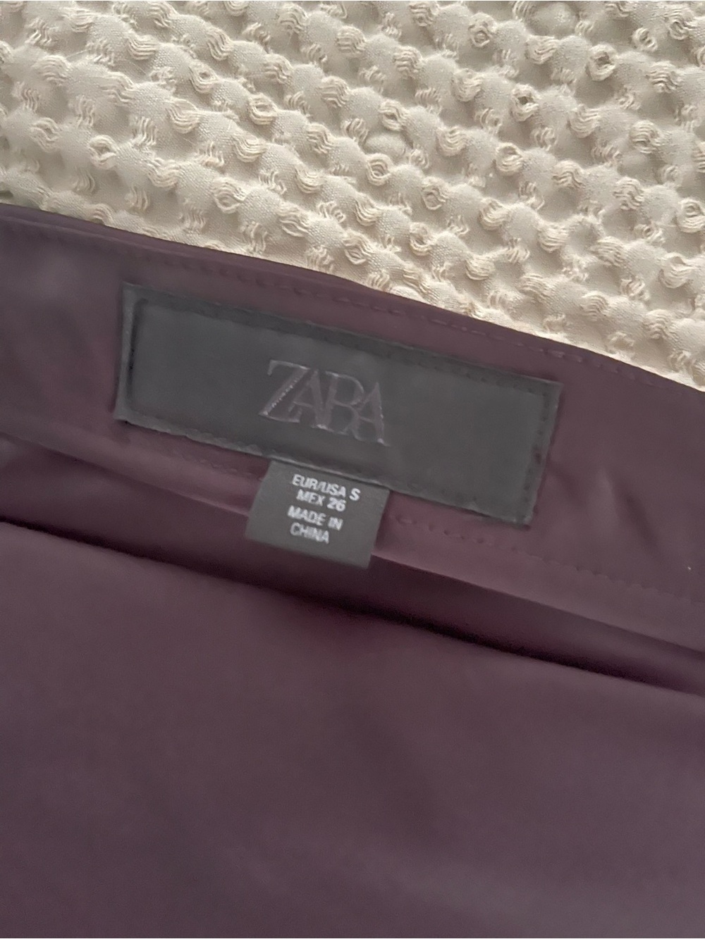 Zara Dark Brown A-Line Satin Skirt - Picture 2 of 2